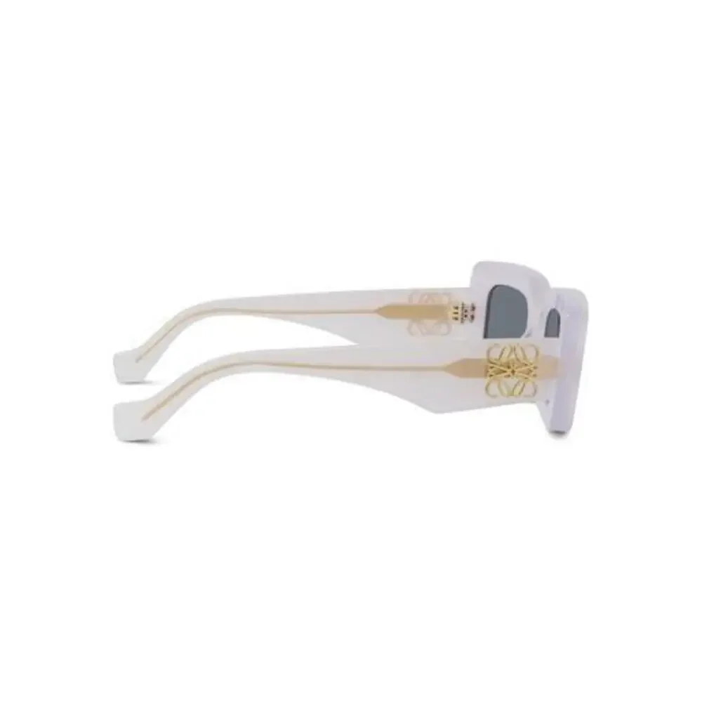 Loewe LW40101I Sunglasses Ivory Acetate Round